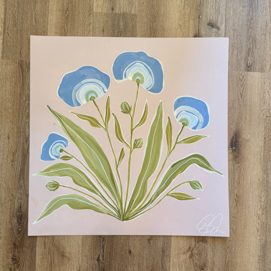 “Peaches” 32x32 heavyweight paper