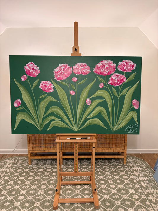 “Pick Me Peonies” 36x60