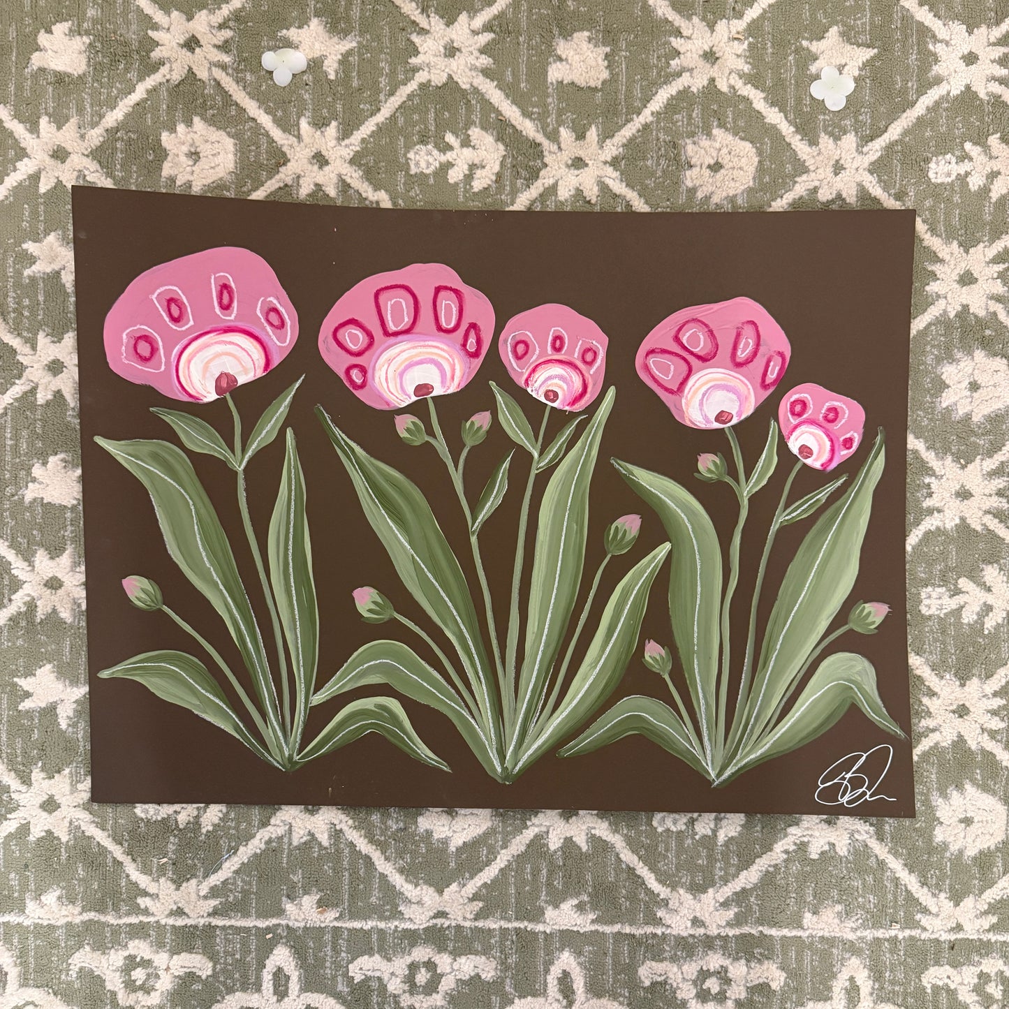“Peppered Lollies” 30x22 Paper