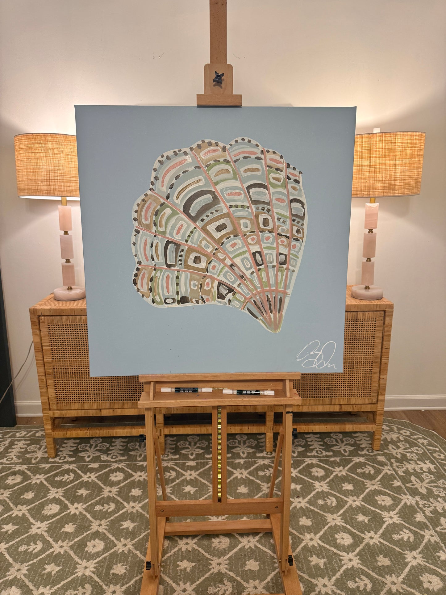 “Clam Chaos” 30x30