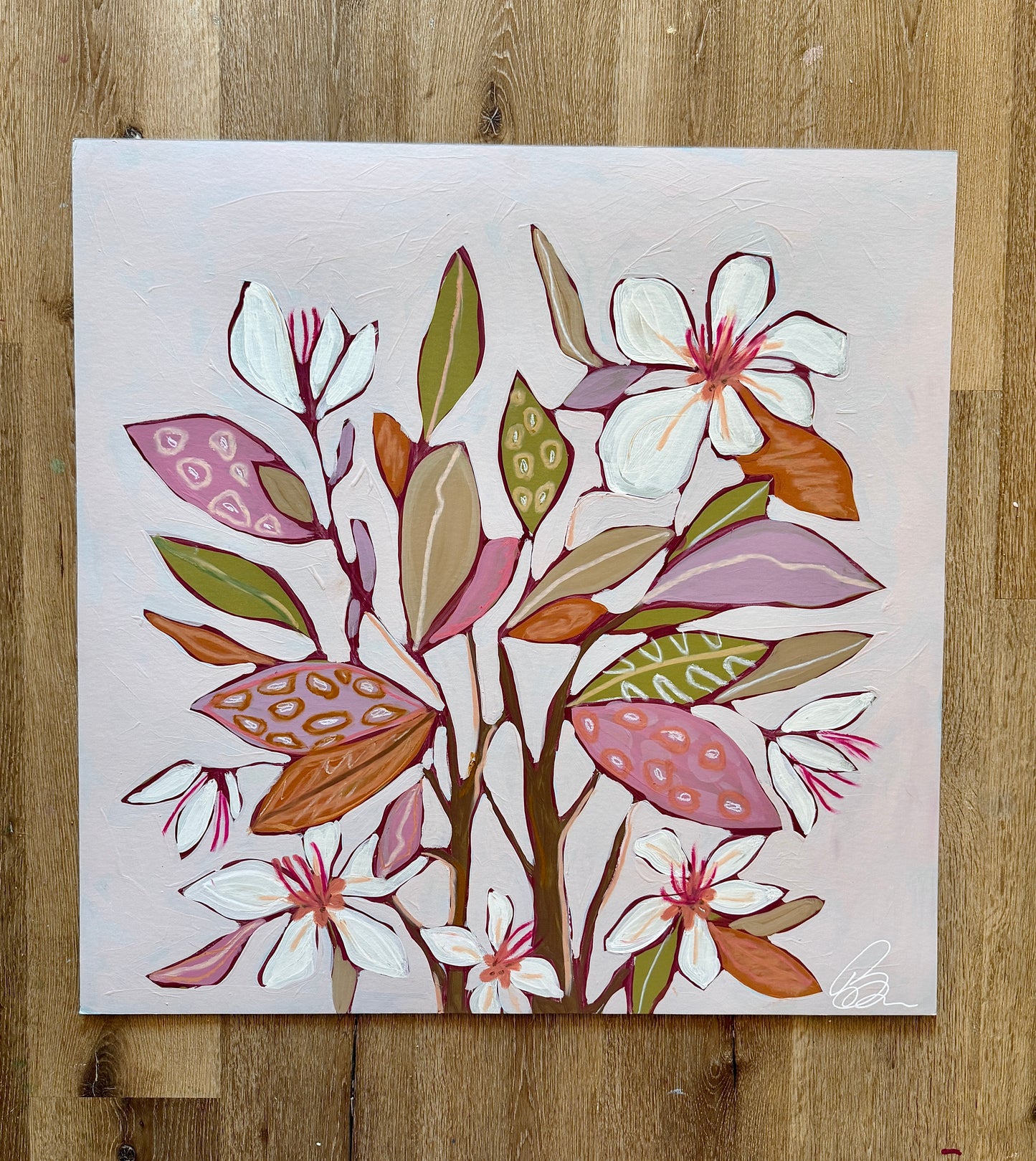 “Branches of Hope” 32x32  paper