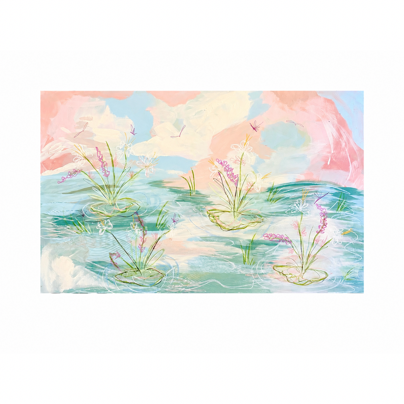 “Weather’s Peace” 28x44 heavy paper piece (unframed)