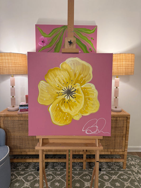 "Sunday Bloom" 30"x30"