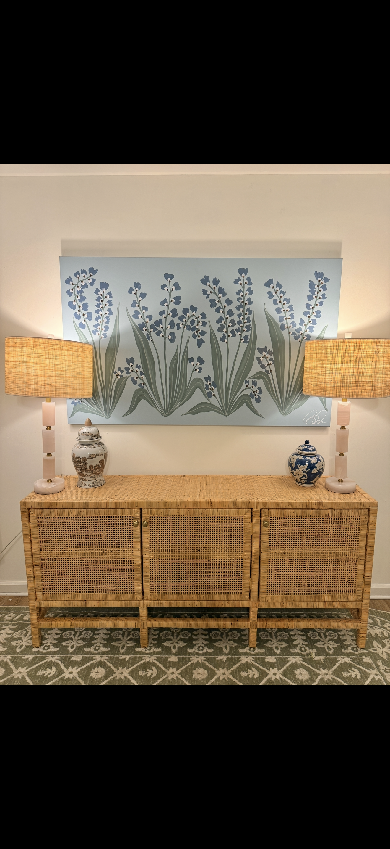 "Sea Breeze Blooms" 36x60"