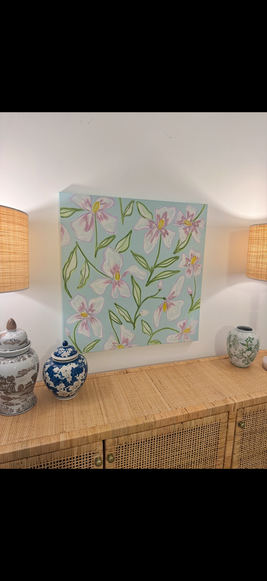 "Garden Dreams" 30"x30"